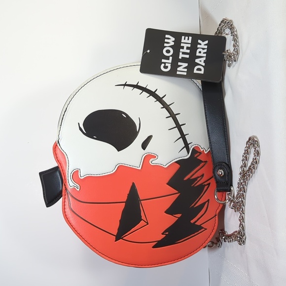 The Nightmare Before Christmas Jack Pumpkin Split Glow-In-The-Dark Cross… - Picture 1 of 4